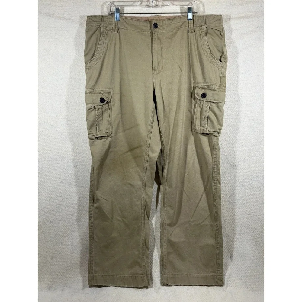 RedHead‎ Cargo Pants Mens 42x32 Khaki Utility Hiking Workwear Outdoor Distressed